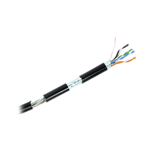 Cable UTP CAT5e CCA exterior Negro Teclam